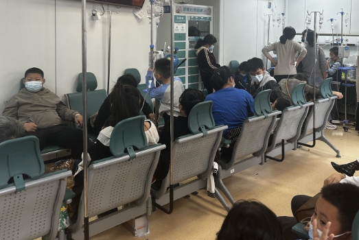 患者在醫院就診。圖片由西安交通大學第二附屬醫院提供
