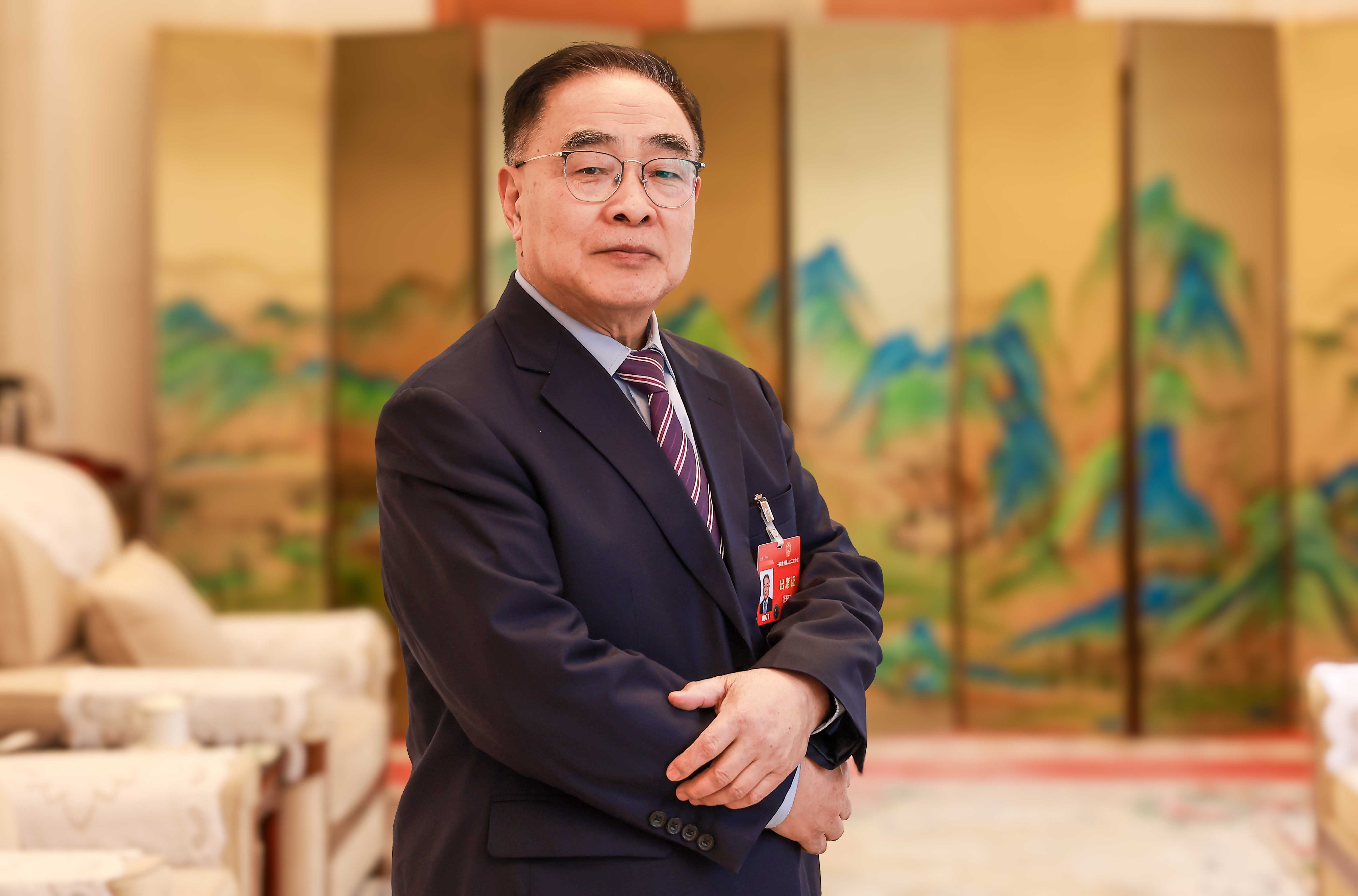 全國人大代表，中國工程院院士、天津中醫藥大學名譽校長張伯禮。受訪者供圖