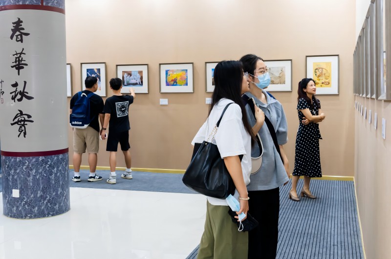 作品展現場。校方供圖